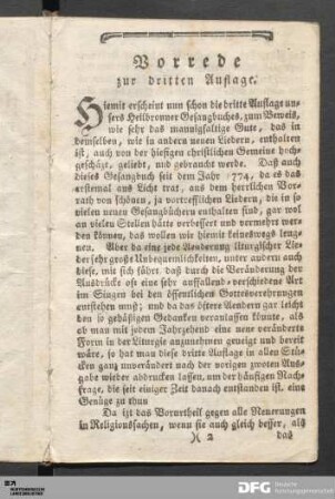 Vorrede zur dritten Auflage.