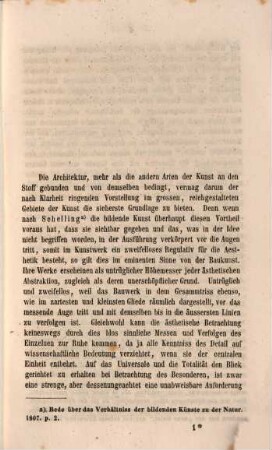 Die Wandelungen der Säule im Verhältnis zur Decke : eine ästhetisch-kunstgeschichtliche Abhandlung