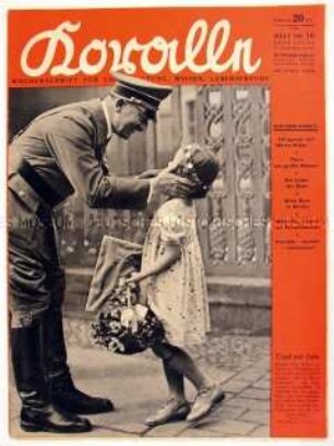 Illustrierte Unterhaltungszeitschrift "Koralle" überwiegend zum 50. Geburtstag von Hitler