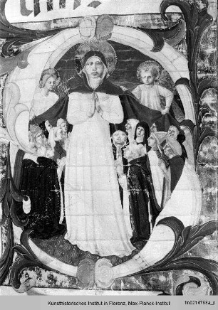 Graduale und Missale T : Historisierte Initiale S: Schutzmantelmadonna