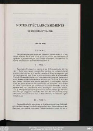 Notes Et Éclaircissements Du Troisième Volume.