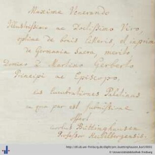 [Provenienz]: Büttinghausen, Karl