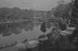 Braunlage: Teich im Kurpark, etwas von oben