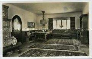 Wohnzimmer in Hitlers Haus Wachenfeld am Obersalzberg