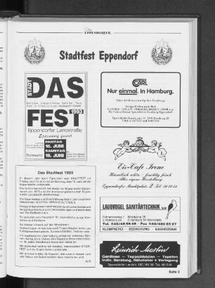 Das Stadtfest 1993