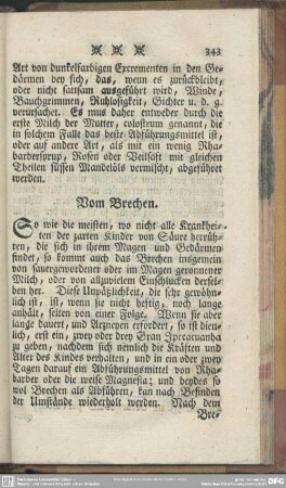 Vom Brechen