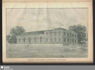 Turnhalle mit Vereinshaus des Turnvereins zu Schneeberg