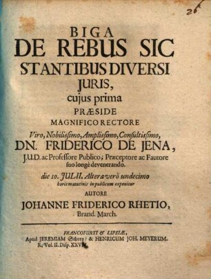 Biga De Rebus Sic Stantibus Diversi Iuris