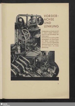 Vorderachse und Lenkung