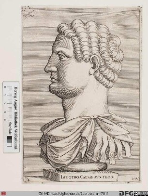 Bildnis ROM: Otho, 7. römischer Kaiser 15. 1.-16. 4. 69 n. Chr. (eig. Marcus Salvius Otho)