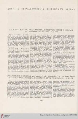 Kronika stowarzyszenia historyków sztuki
