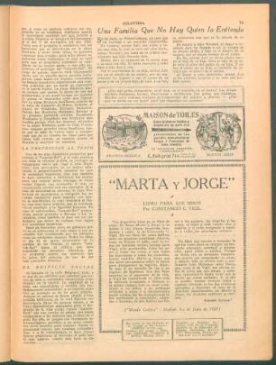 "Marta y Jorge" : Libro para los niños