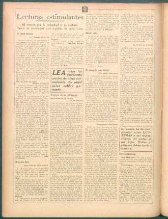 Memorandum : Para cada día de la semana