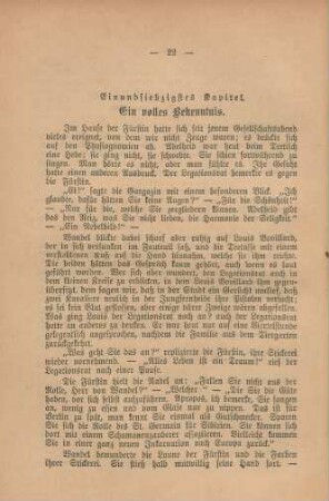 Einundsiebzigstes Kapitel. Ein volles Bekenntnis