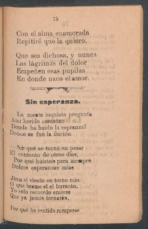 Sin esperanza.