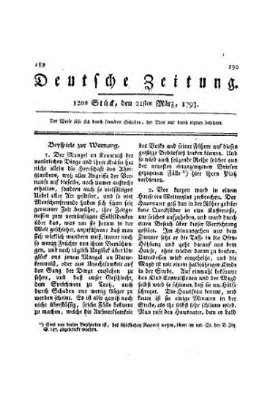 Beyspiele zur Warnung