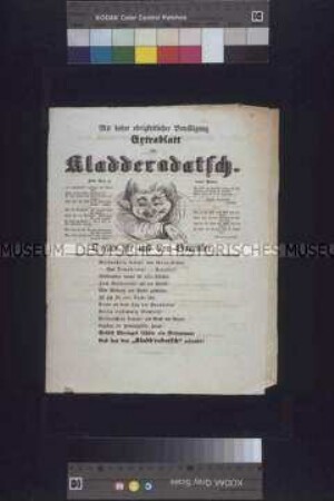 Extrablatt des Kladderadatsch; Berlin, 3. Dezember 1848