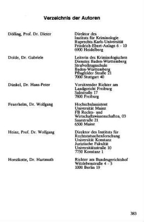 383-384, Verzeichnis der Autoren