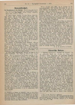 284-288 Literarische Notizen