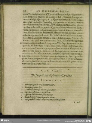 Cap. XXXIII. De supposititio diplomate Carolini