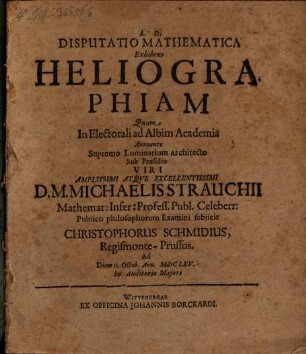 Disp. math. exhibens heliographiam