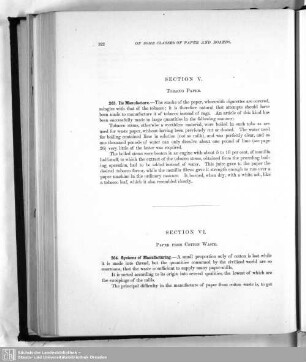 Section V. Tobacco Paper.