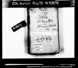 Das Armenwesen in Larrelt