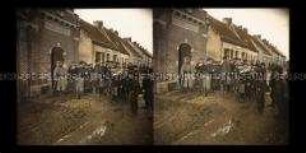Abführung belgischer Überläufer oder Kriegsgefangener, Leffinge