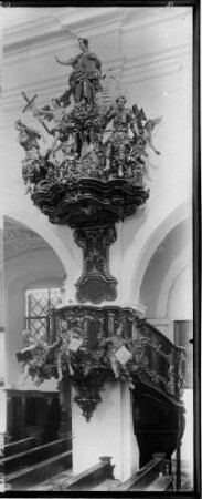 Gerlachsheim Pfarrkirche Kanzel (1788)