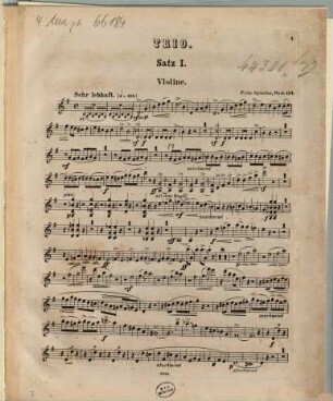 Trio für Piano, Violine & Violoncell : op. 154