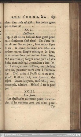 XCII. Lecteurs