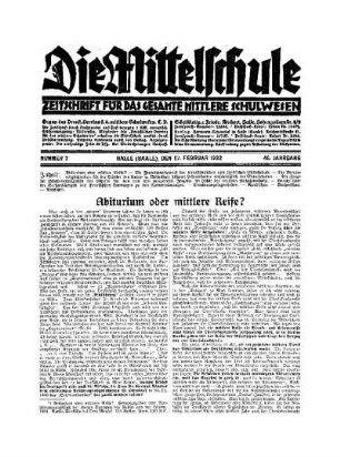 Abiturium oder mittlere Reife?