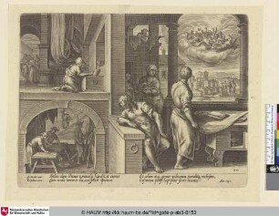 [St. Peter falls into a trance; Petrus fällt in Trance]