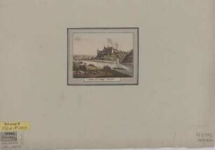 Ansicht von Meißen, Kupferstich, um 1800 : Stadt und Schloß Meißen. - [S.l.] , [nach 1800]. - 1 Kunstbl. : Kupferstich ; 11 x 8 cm