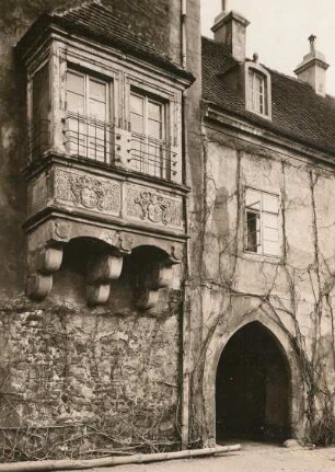 Strehla, Schloßerker : Trinkstube im Südwest-Turm des Hinteren Schlosses