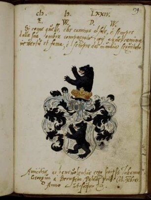 Johannes Georgius a Bernstein, Padua 1574