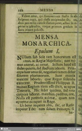 Mensa Monarchica