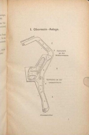 I. Obermain-Anlage.