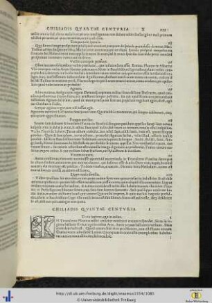 Proverbiorum chiliadis quintae centuria I.