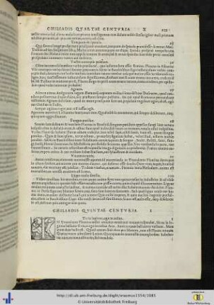 Proverbiorum chiliadis quintae centuria I.