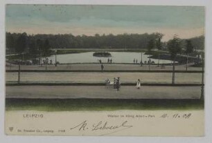 Leipzig. Weiher im König Albert-Park