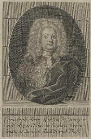 Bildnis des Christoph Henr. de Berger