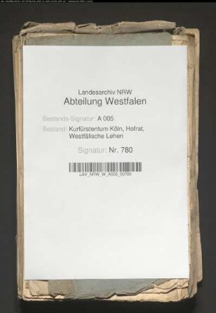 Das Heilig-Kreuz-Lehen vor Altenrüthen und der Starkenhof zu Drewer mit 9 Morgen Land. Lehnträger: Pfarrkirche zu Altenrüthen