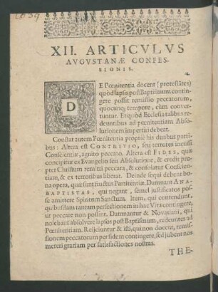XII. Articulus Augustanae Confessionis.