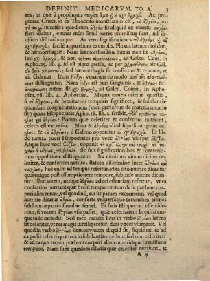 Gulielmi Ballonii Definitionum medicarum liber : in quo non ita in verbis ipsis laboratur, ut non potius rerum distinctiones proprietatesque exquirantur ...