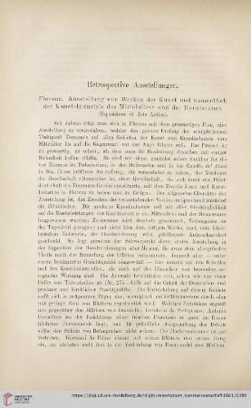 Retrospective Ausstellung