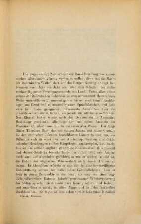 Die Abessinier in Arabien und Afrika : auf Grund neuentdeckter Inschriften