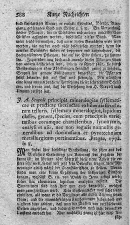 Principia mineralogiae systematicae et practicae.