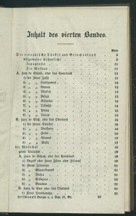 Inhalt des vierten Bandes