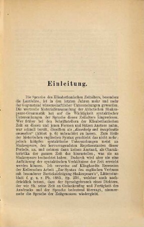 Syntaktische Untersuchungen zu Bacon's Essays : Inaugural-Dissertation
